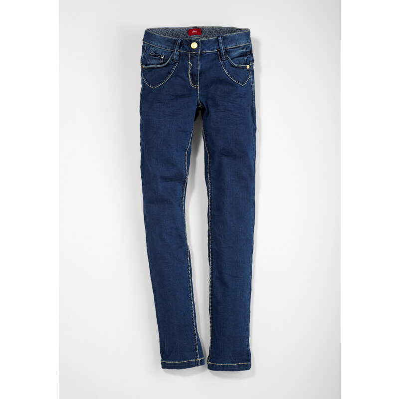 s.Oliver Skinny Suri: Dunkle Jeans