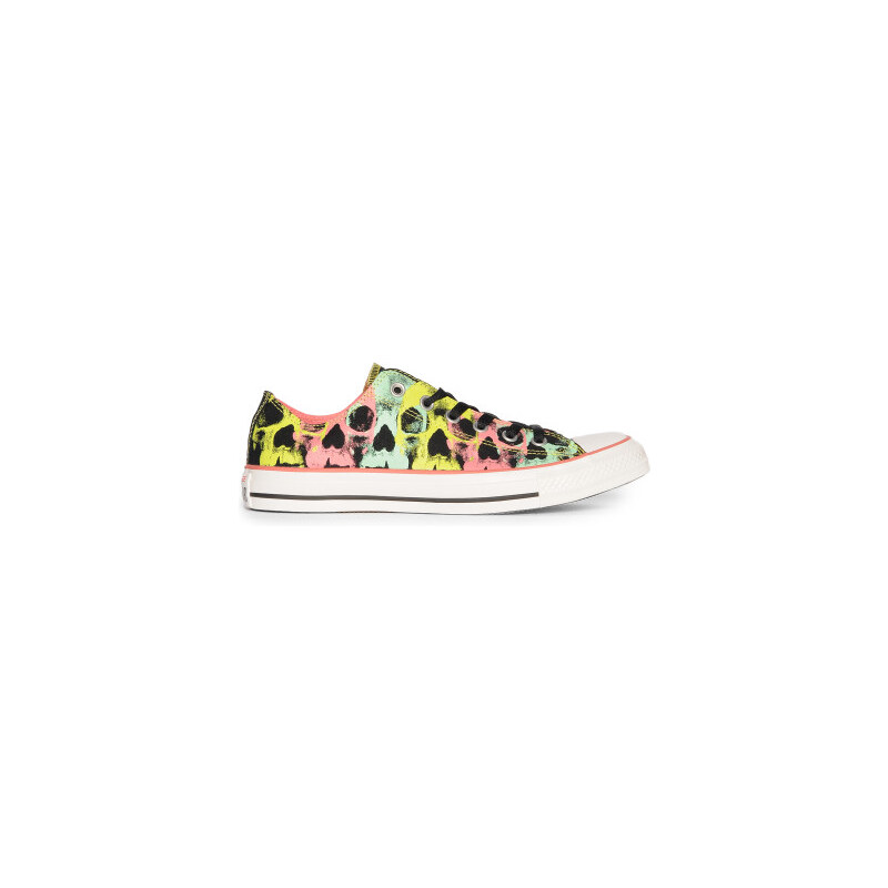Converse As Skull Print Ox Can black pink