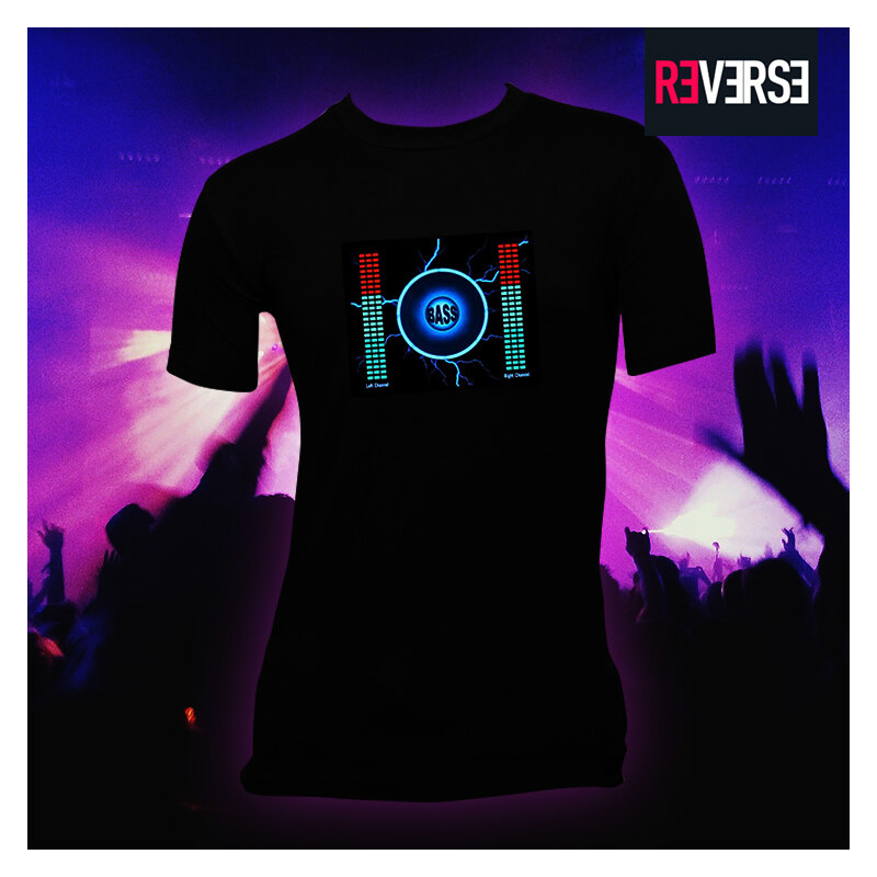 Re-Verse LED-T-Shirt Bass - XXL