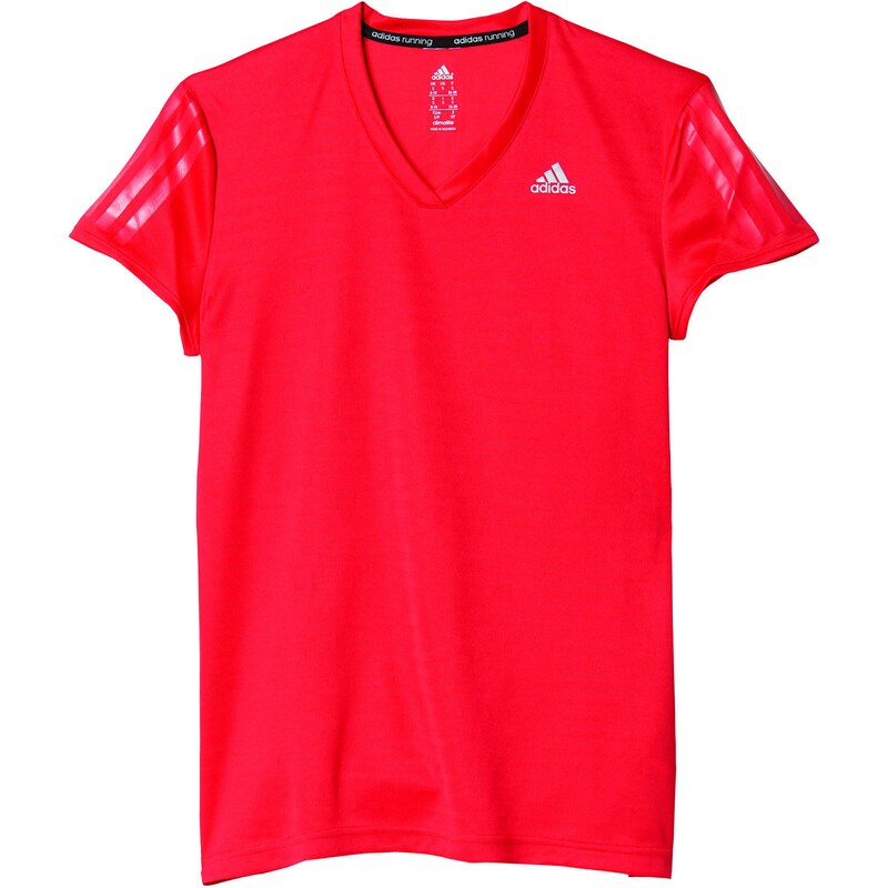 adidas Performance: Damen Laufshirt / T-Shirt Response, rot, verfügbar in Größe 40,36,38,34