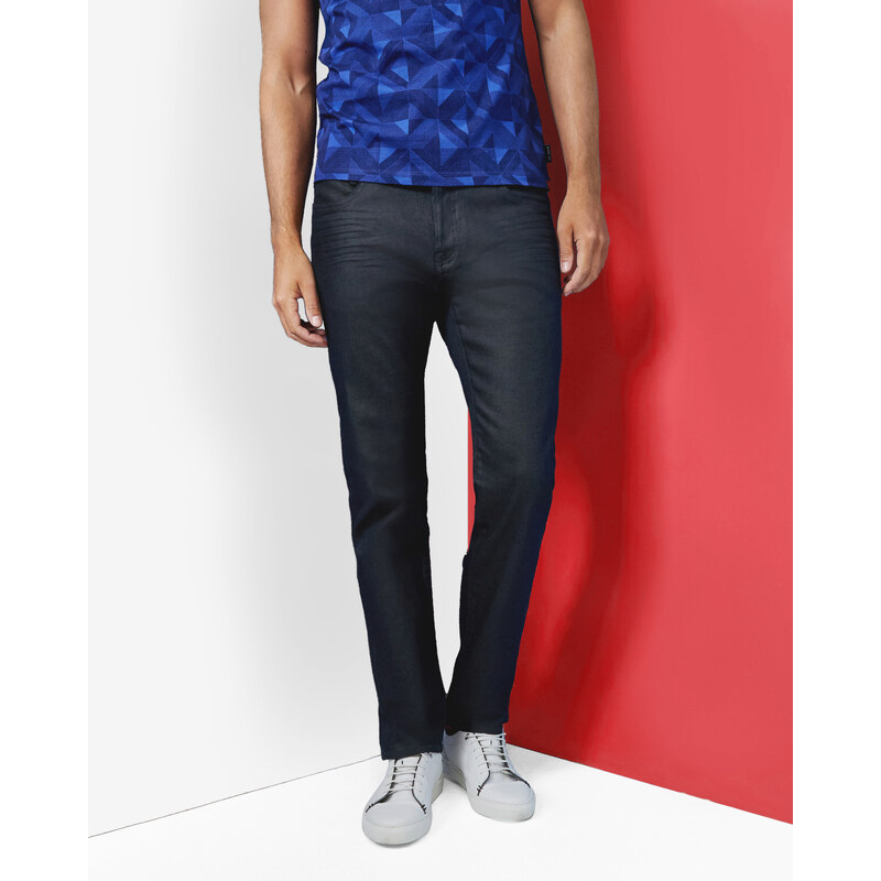 Ted Baker Straight Fit Jeans In Rinse-waschung
