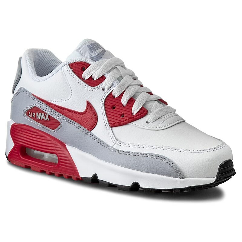 Schuhe NIKE - Nike Air Max 90 Ltr (Gs) 833412 106 White/Unvsty Red/Wlf Gry/Blk