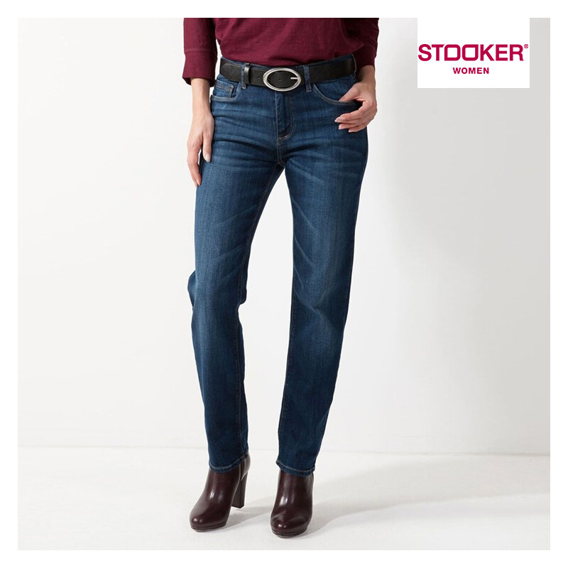 Stooker Women Stooker Slim Fit Stretch-Jeans Zermatt Blue - Blau - EU 38 - L30