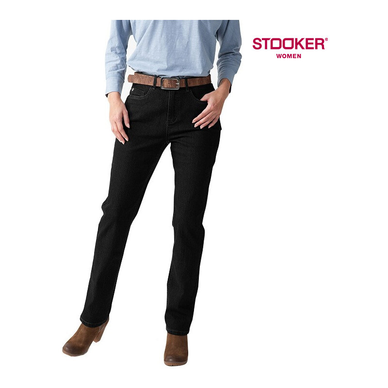 Stooker_Women Stooker Classic Stretch-Jeans Nizza Black - W40-L30