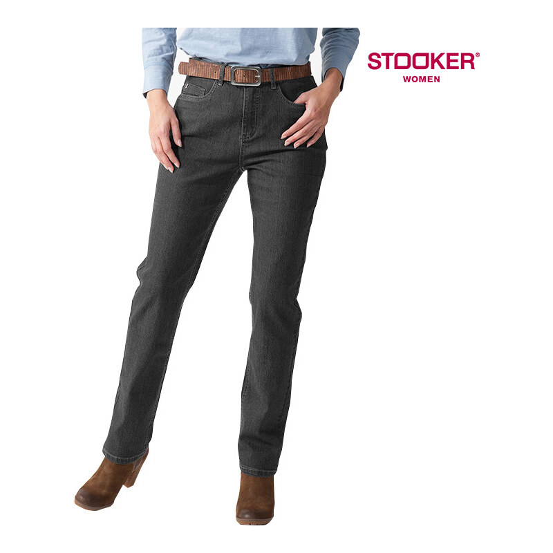Stooker_Women Stooker Classic Stretch-Jeans Nizza Grey - EU 36 - L28