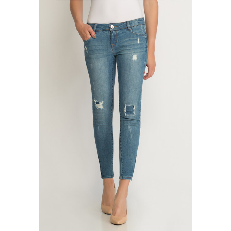 Orsay Skinny Jeans im Destroyed-Look