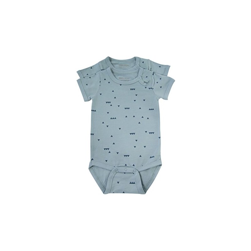 Melton Unisex Baby Body Numbers, 2er Pack Jersey-Kurzarmbody Aop, 2er Pack