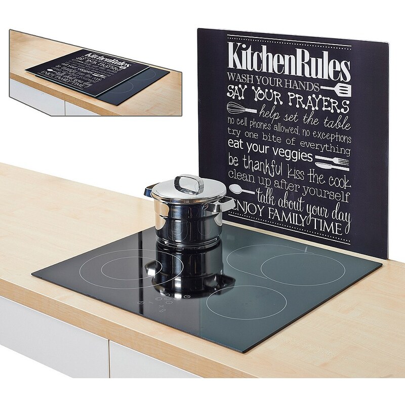 ZELLER Herdblende/Spritzschutz »Kitchen Rules«