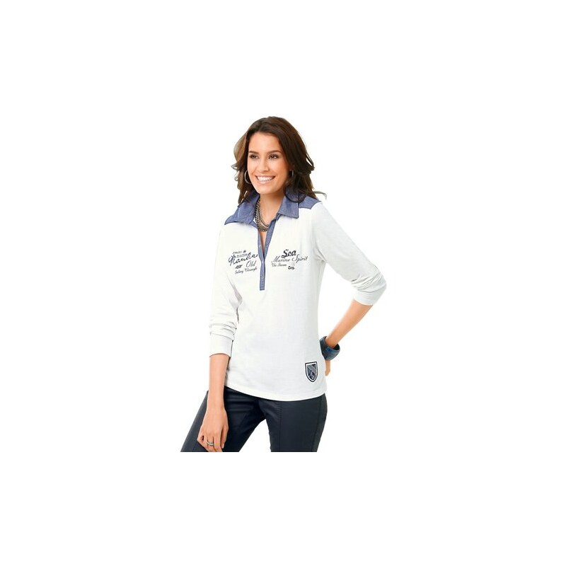 ALESSA W. Damen Alessa W. Shirt in hautsympathischer PURE WEAR-Qualität weiß 38,40,42,44,46,48,50,54