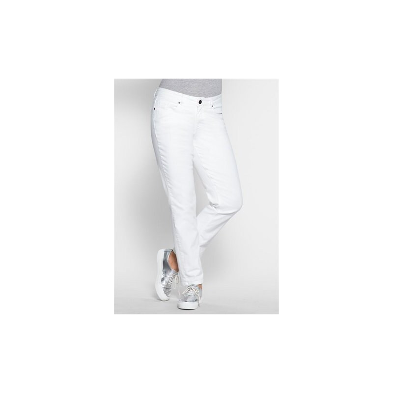 Damen Denim Schmale Stretch-Jeans „Kira“ SHEEGO DENIM weiß 80,84,88,92,96,100,104,108,112,116
