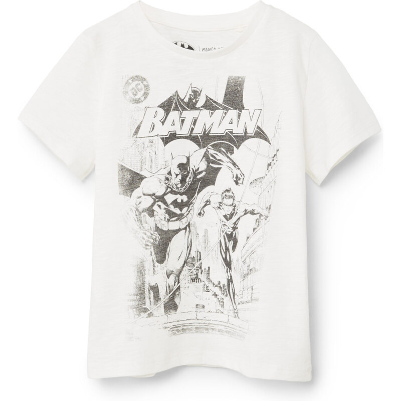 MANGO KIDS Baumwoll-T-Shirt Mit Superheldmotiv