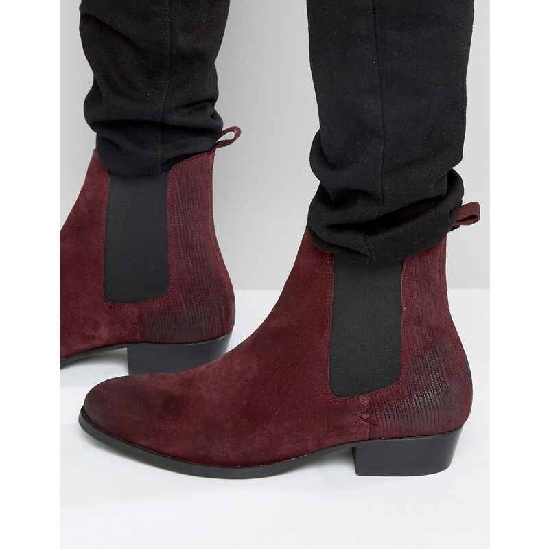 House Of Hounds - Keats - Chelsea-Stiefel aus Wildleder - Rot