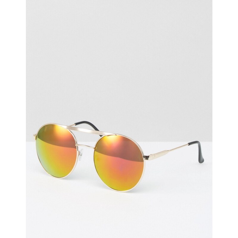 Jeepers Peepers - Runde Sonnenbrille - Gold