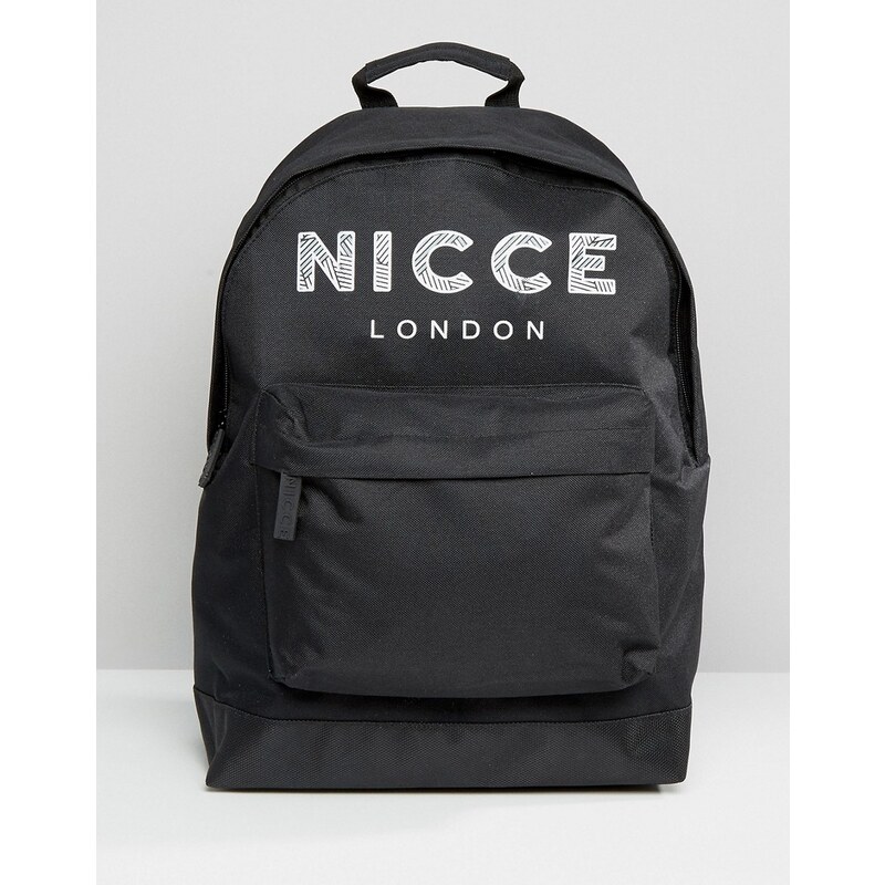 Nicce London Nicce - Schwarzer Rucksack mit Logo - Schwarz