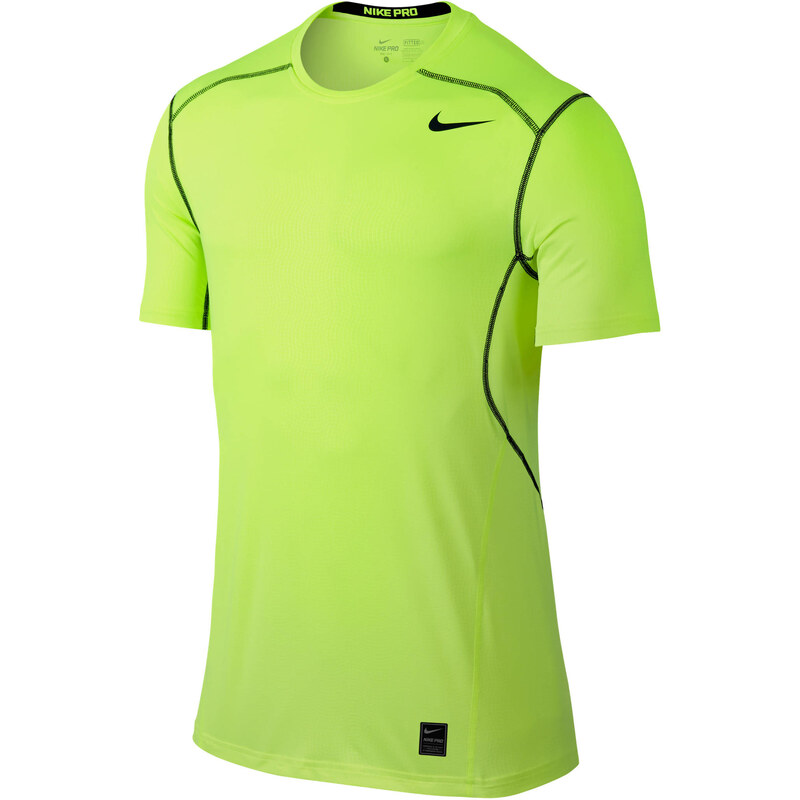 Nike Herren Trainingsshirt / Funktionsshirt Pro Hypercool Fitted, gelb, verfügbar in Größe XL