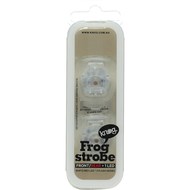 Knog Fahrradlampe Frog Strobe Lampe, Twinpack