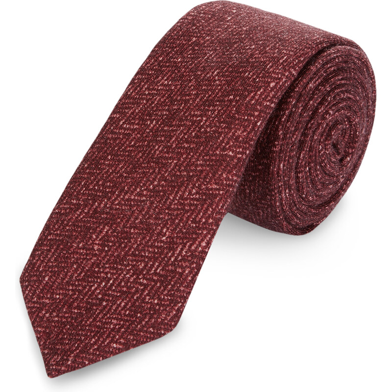 s.Oliver Premium Krawatte aus Seide-Woll-Mix
