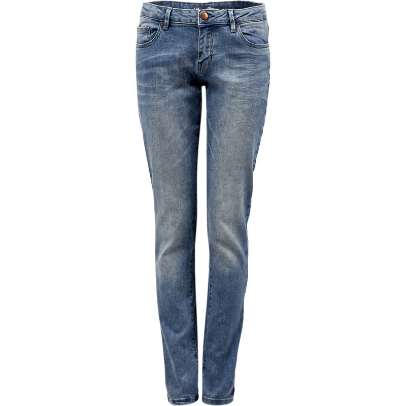 s.Oliver Catie Slim: Elastische Used-Jeans