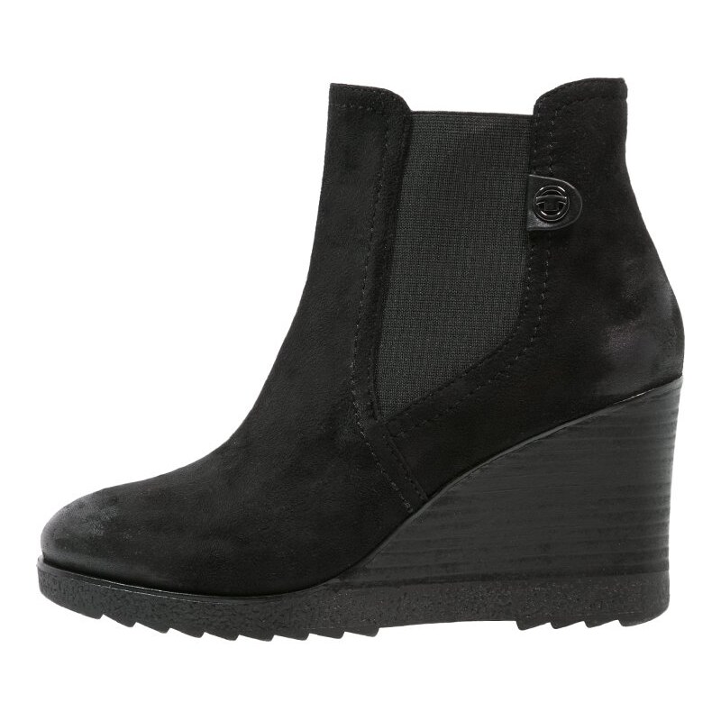 TOM TAILOR Ankle Boot black