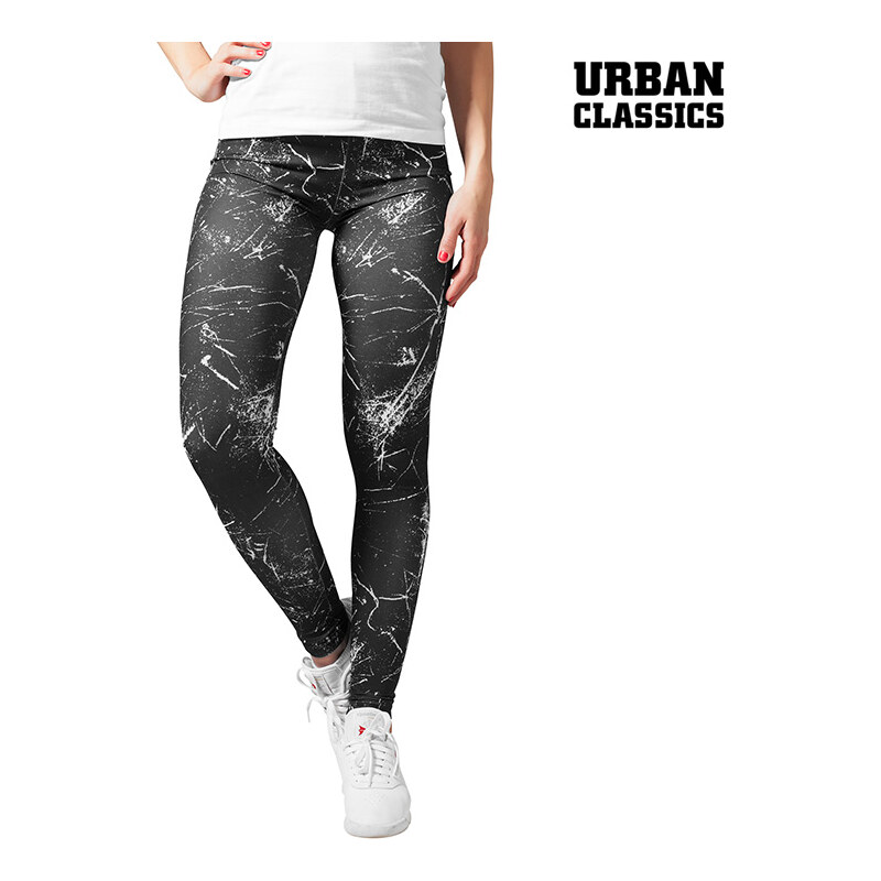 Urban Classics Leggings im Farbspritzer-Design - XS