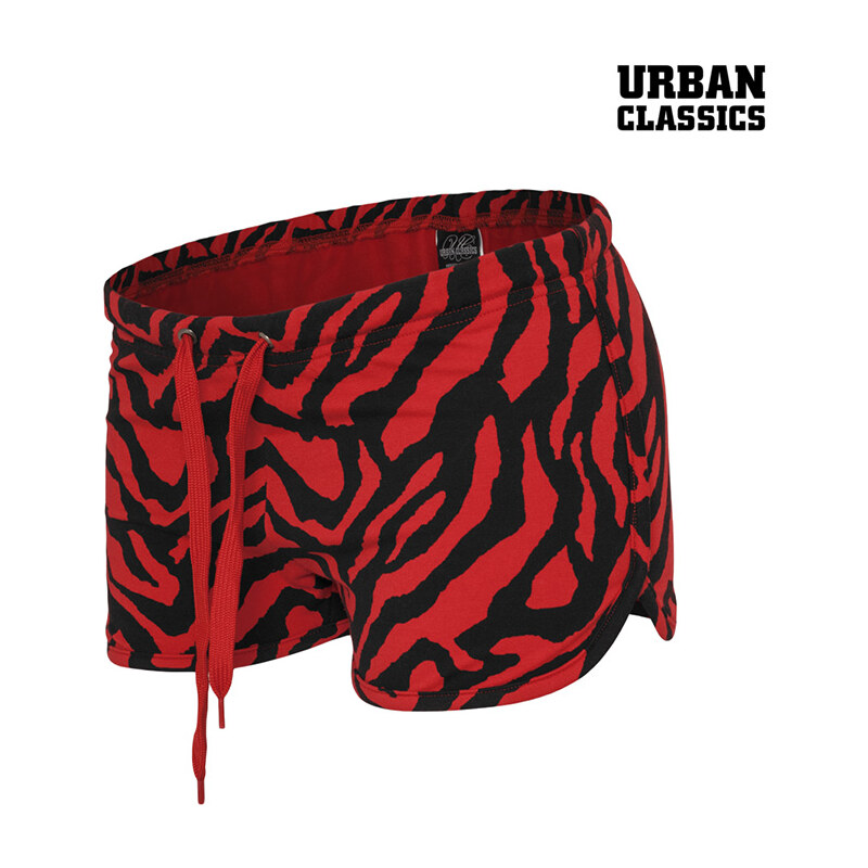 Urban Classics Shorts mit Zebra-Print - L