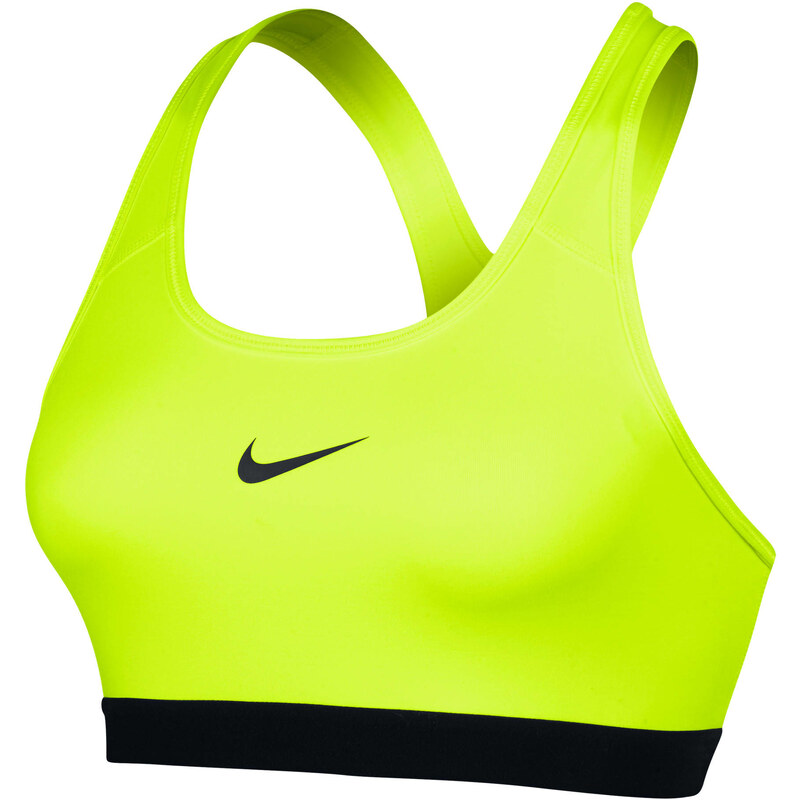 Nike Damen Sport BH Pro Classic, gelb, verfügbar in Größe L