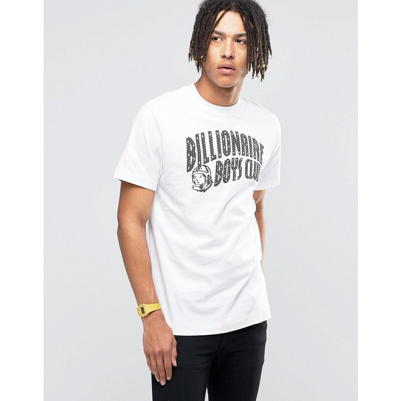 Billionaire Boys Club - T-Shirt mit reflektierendem Logo - Weiß