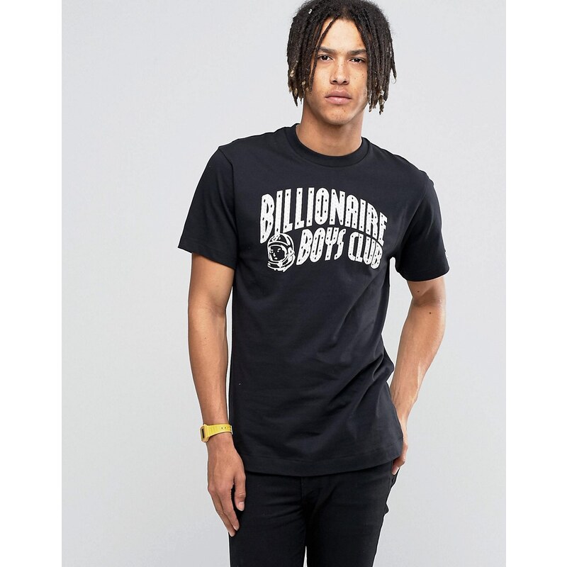 Billionaire Boys Club - T-Shirt mit reflektierendem Logo - Schwarz