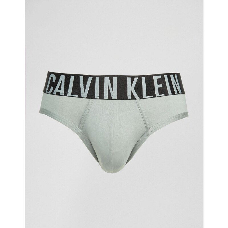 Calvin Klein - Intense Power - Slips aus Mikrofaser - Grau