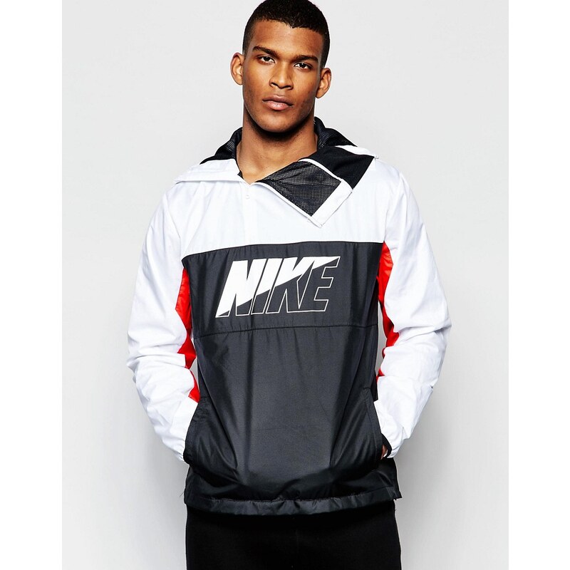 Nike - AV15 - Kapuzenjacke in Weiß 804334-100 - Weiß