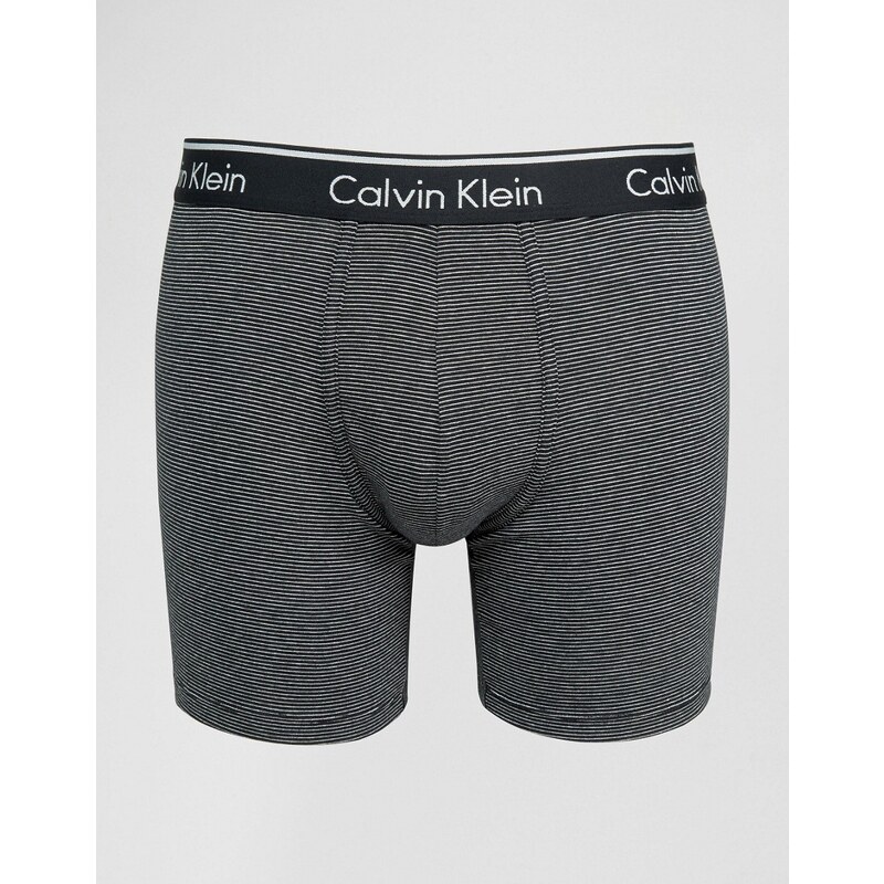 Calvin Klein - Boxershorts mit Streifen - Schwarz