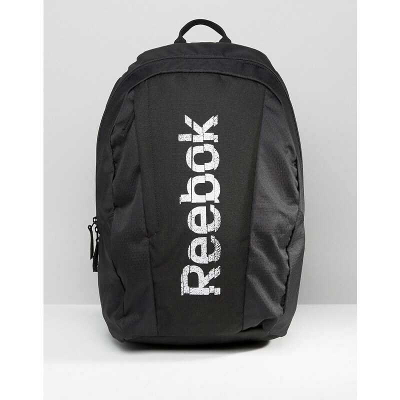 Reebok - Rucksack mit gewaschenem Logo - Schwarz