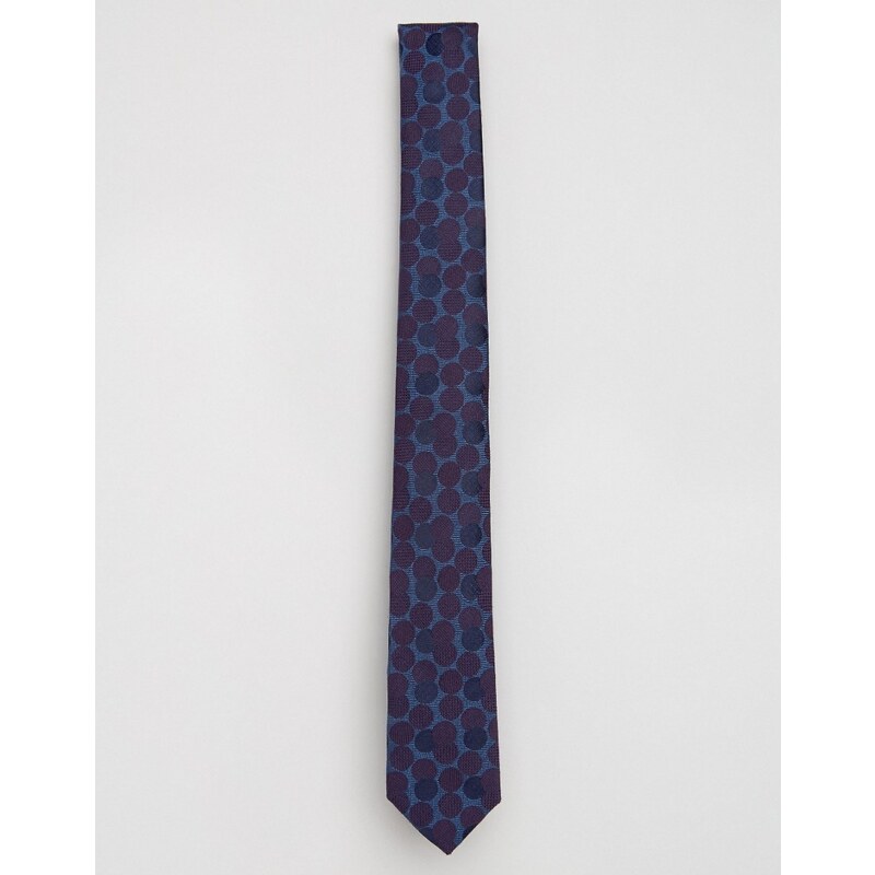 Ted Baker - Gepunktete Krawatte, 5,5 cm - Violett