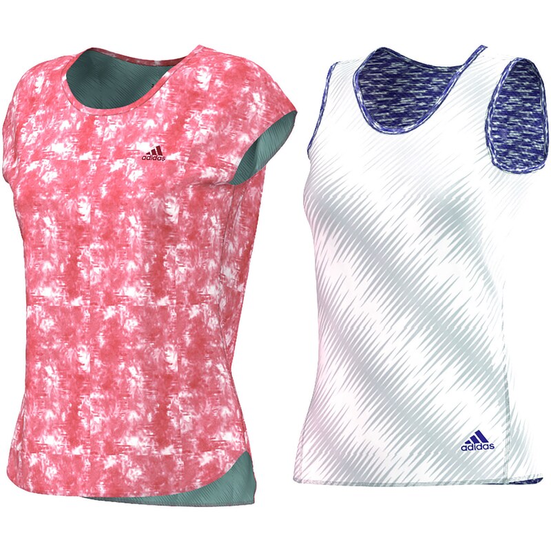 adidas Performance: Damen Shirt Kanoi Run Layer Tee, rose, verfügbar in Größe 38