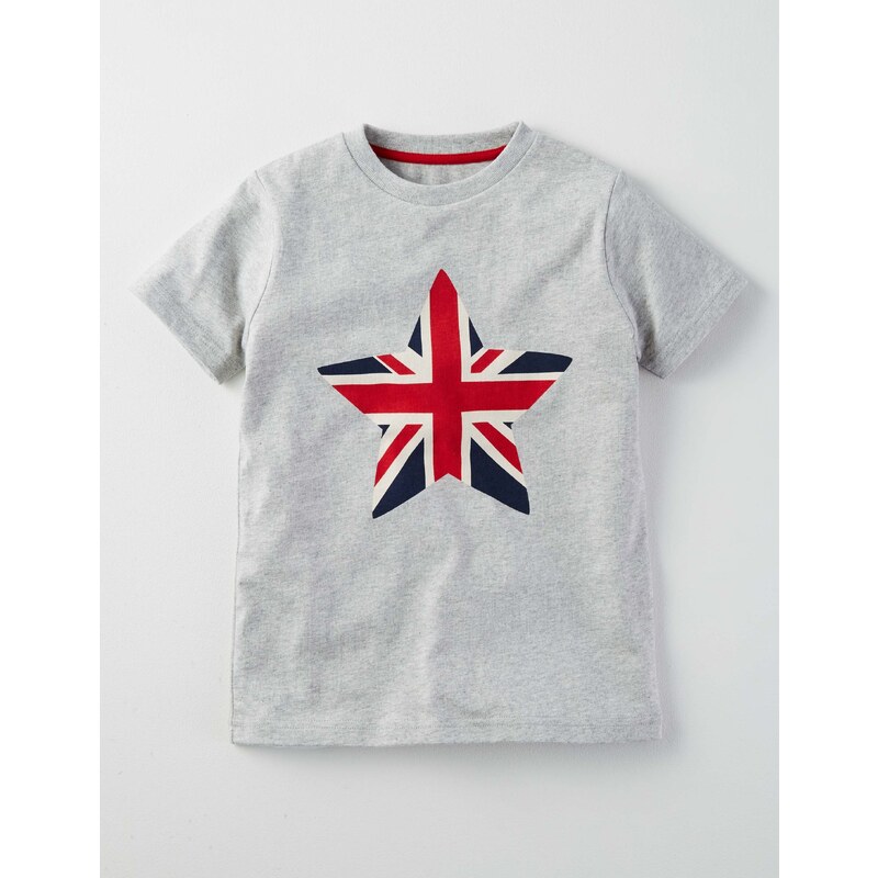 Britannia T-shirt Grau Jungen Boden