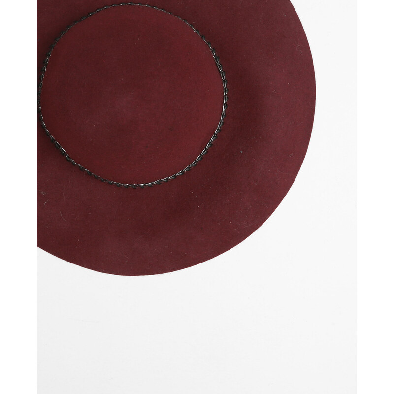Capeline-Hut mit Kette Granatrot, Größe S -Pimkie- Mode für Damen