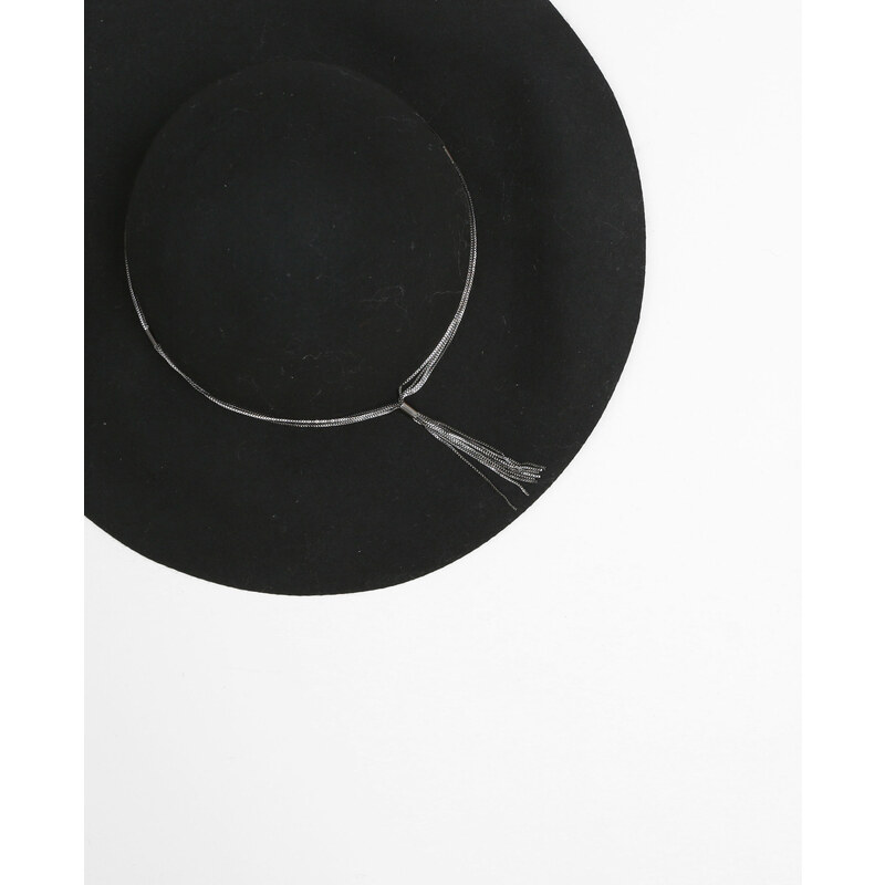 Capeline-Hut mit Kette Schwarz, Größe M -Pimkie- Mode für Damen