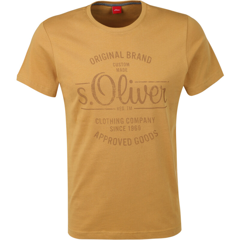 s.Oliver T-Shirt mit Vintage-Logo