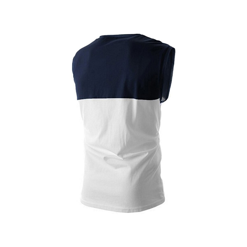 Re-Verse Ärmelloses Shirt mit Brusttasche - Dunkelblau - XL
