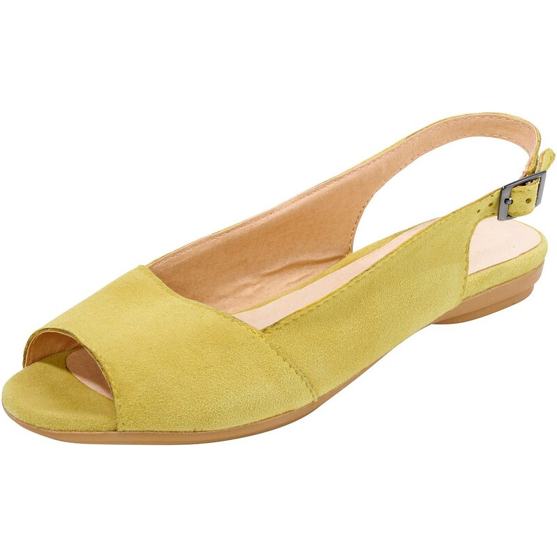 Andrea Conti Große Größen: Sandalette, gelb, Gr.35-42