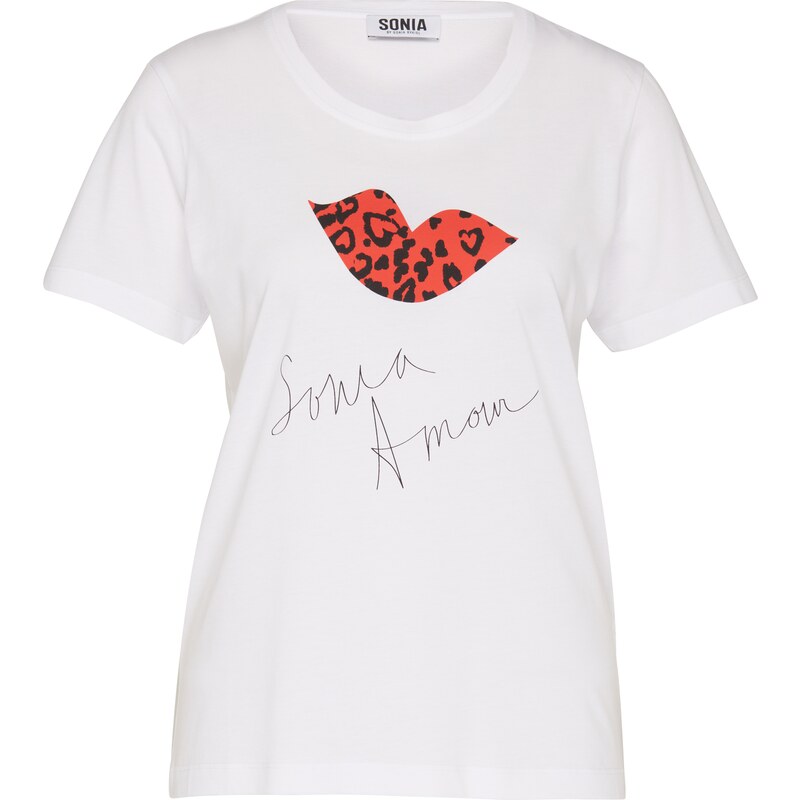 Sonia By SONIA RYKIEL T Shirt mit Lippen Print