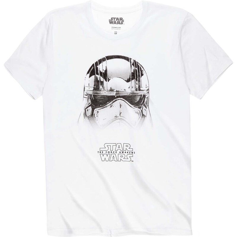 Star Wars-The Clone Wars T-Shirt weiß in Größe S für Herren aus 100% Baumwolle