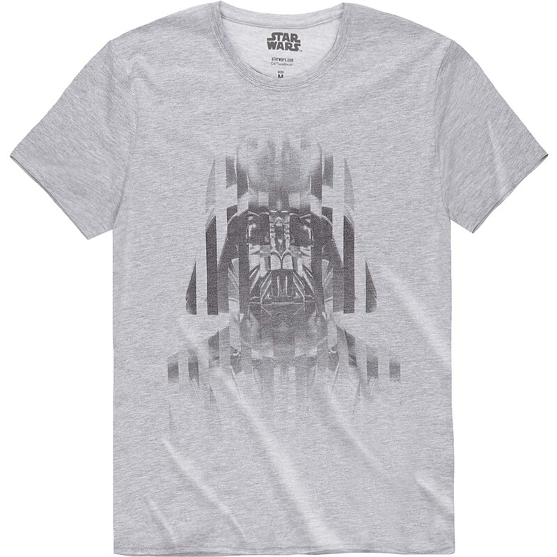 Star Wars-The Clone Wars T-Shirt grau in Größe S für Herren aus 60 % Polyester 40 % Baumwolle