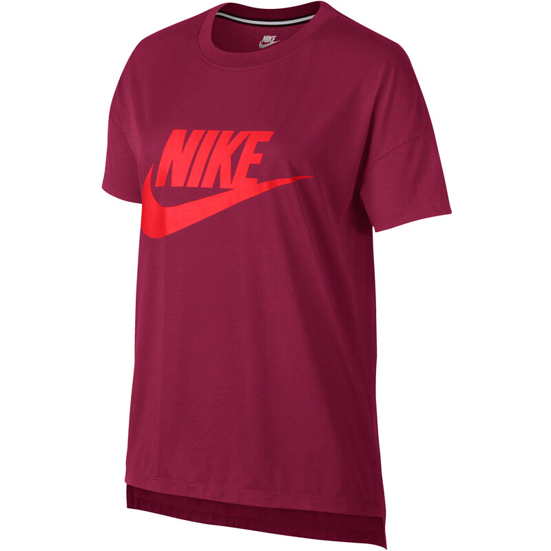 Nike Damen Trainingsshirt / T-Shirt Signal Logo, rot, verfügbar in Größe S,M