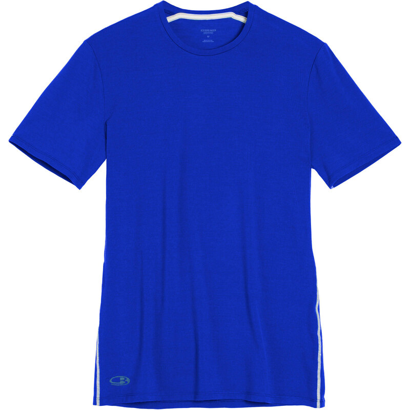 Icebreaker: Herren Funktionsunterhemd / Unterhemd Anatomica Short Sleeve Crewe, blau, verfügbar in Größe M