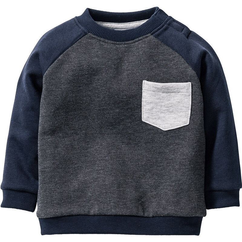 bpc bonprix collection Baby Sweatshirt Bio-Baumwolle in grau für Herren von bonprix