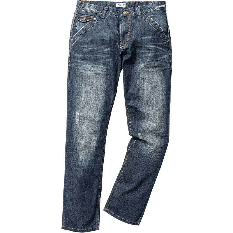 John Baner JEANSWEAR Jeans Regular Fit Straight in blau für Herren von bonprix