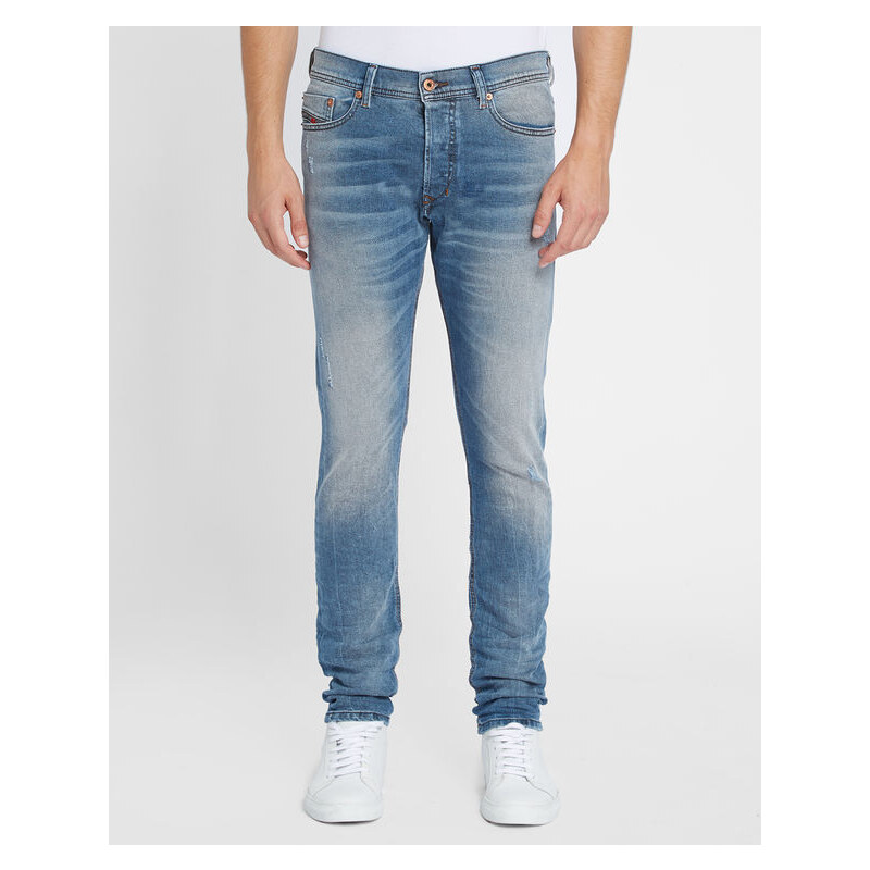 DIESEL Slim-Jeans in ausgewaschenem Hellblau Thepphar