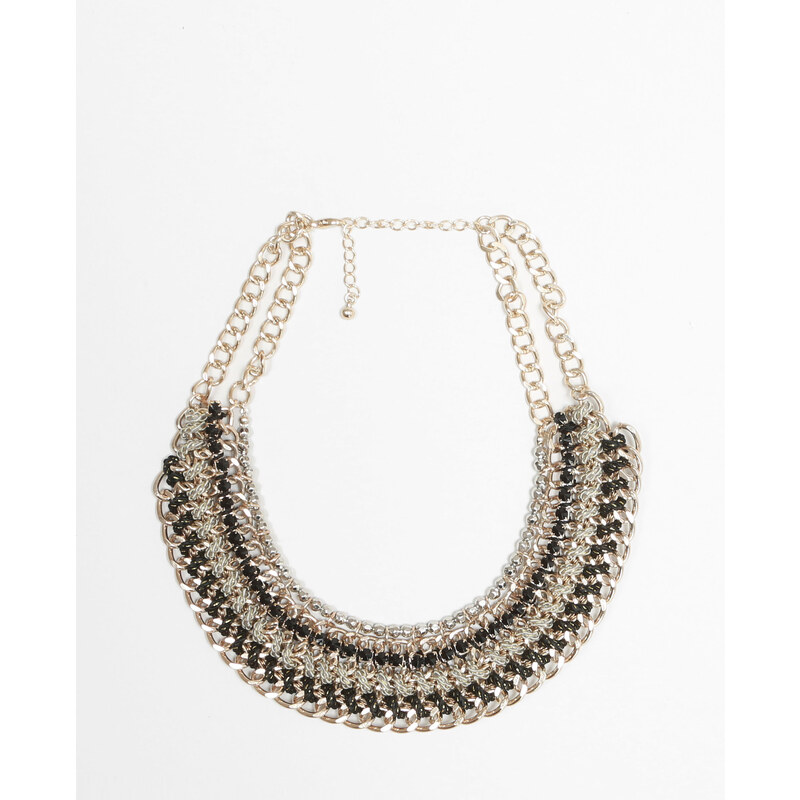 Plastron-Halskette Khaki, Größe 00 -Pimkie- Mode für Damen