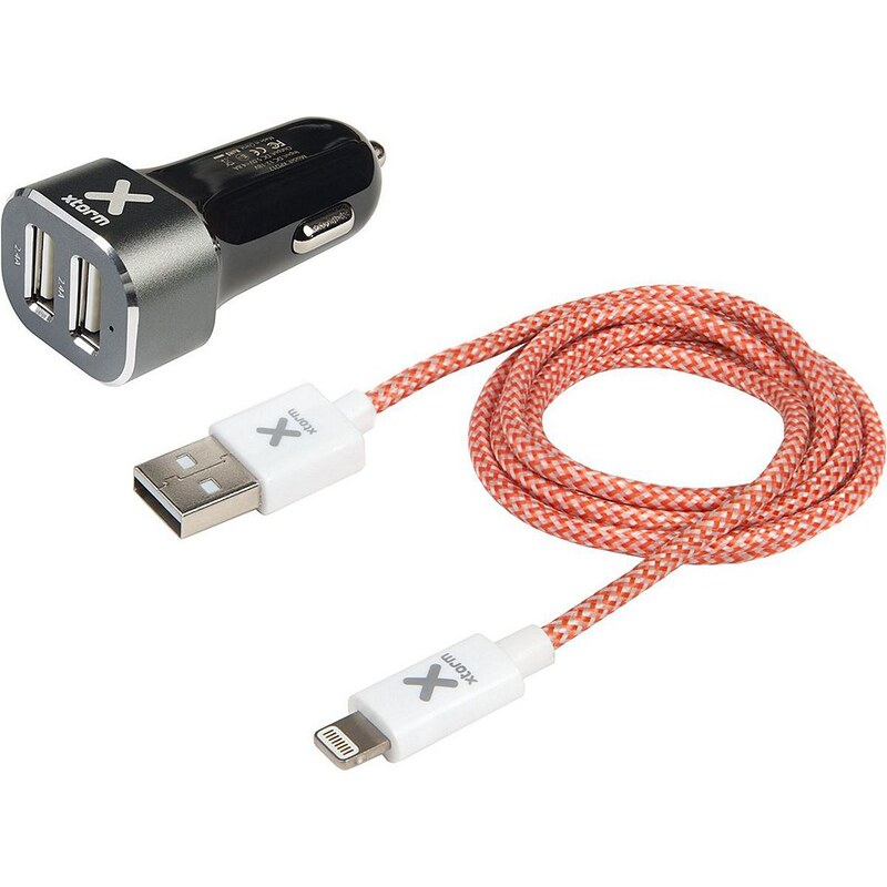 Xtorm Lader »Kfz Adapter (2 x USB) inkl. Apple Lightning Kabel«